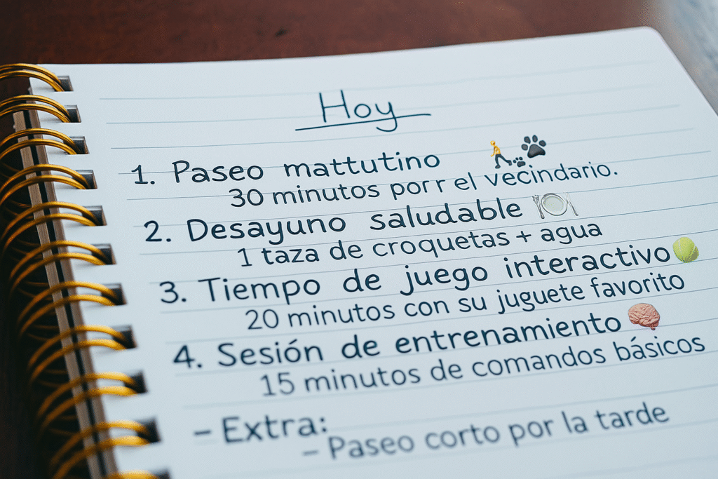cómo introducir una rutina para perros con ansiedad